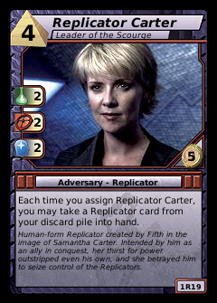 Replicator Carter, Leader of the Scourge