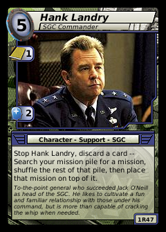 Hank Landry, SGC Commander