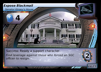 Expose Blackmail, Senator Kinsey's House