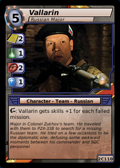Vallarin, Russian Major