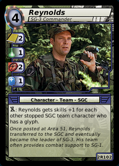 Reynolds, SG-3 Commander