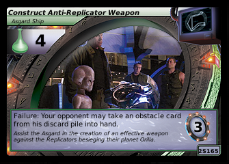 Construct Anti-Replicator Weapon, Asgard Ship