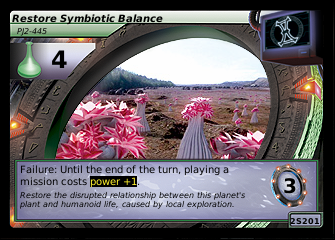 Restore Symbiotic Balance, PJ2-445