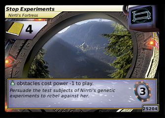 Stop Experiments, Nirrti's Fortress