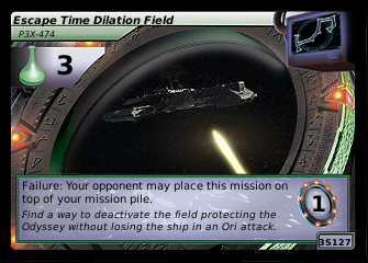 Escape Time Dilation Field, P3X-474