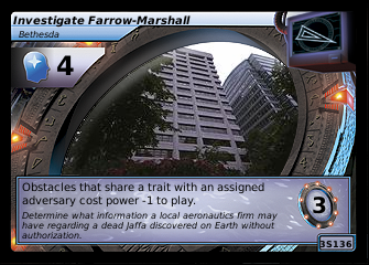 Investigate Farrow-Marshall, Bethesda