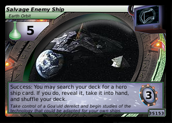 Salvage Enemy Ship, Earth Orbit