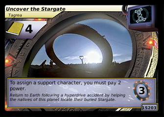 Uncover the Stargate, Tagrea