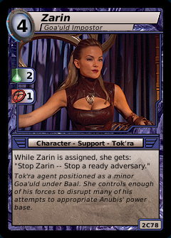 Zarin, Goa'uld Impostor