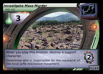 Investigate Mass Murder, P4S-161