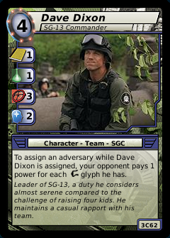 Dave Dixon, SG-13 Commander