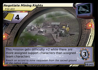 Negotiate Mining Rights, P3X-403