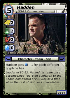 Hadden, SG-12 Commander