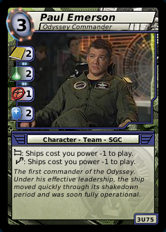 Paul Emerson, Odyssey Commander